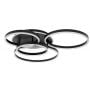Lampa podsufitowa x66 W czarna MSE1501100505 Moosee Rings zdj.2