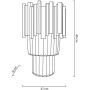 Kinkiet 3x40 W MSE1501100519 Moosee Imperial zdj.2