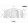 Plafon 1x75 W złoty MSE1501100586 Moosee Firefly zdj.2
