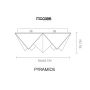 Lampa podsufitowa 1x16 W złota MSE1501100589 Moosee Pyramids zdj.2