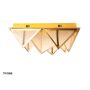 Lampa podsufitowa 1x16 W złota MSE1501100589 Moosee Pyramids zdj.3
