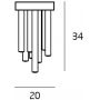 Lampa podsufitowa C0116D MaxLight Organic zdj.2