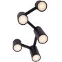 Lampa podsufitowa 5x7 W czarna C0229 MaxLight Laxer zdj.4