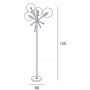 Lampa stojąca F0042 MaxLight Lollipop zdj.2