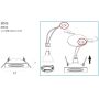 Lampa podsufitowa 1x50 W chrom H0040 MaxLight Fine zdj.2