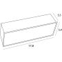 Lampa do zabudowy 4x W biała H18003 MaxLight Modular zdj.2