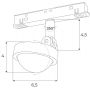 Lampa do systemu linkowego 1x8 W biały M0046Z MaxLight Magnetic zdj.2