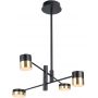 Lampa podsufitowa 4x7 W czarny P0404 MaxLight Puma zdj.1