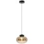 Lampa wisząca 1x7 W czarna-bursztynowa P0516 MaxLight Palloncini zdj.1