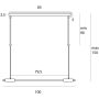 Lampa wisząca 1x12 W miedź P0659D MaxLight Flusore zdj.2