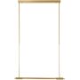 Lampa wisząca 1x12 W złota P0660D MaxLight Flusore zdj.1