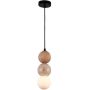 Lampa wisząca 1x7 W biała-drewno P0664 MaxLight Alice zdj.1