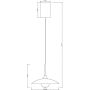 Lampa wisząca 1x7 W biała-zielona P0674 MaxLight Manuka zdj.2