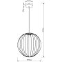 Lampa wisząca 1x31 W czarna P0677 MaxLight Nelson zdj.2