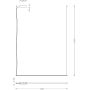 Lampa wisząca 1x41 W czarna P0680 MaxLight Longi zdj.2