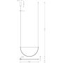 Lampa wisząca 1x30 W czarna P0686 MaxLight Victoria zdj.2