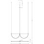Lampa wisząca 2x40 W czarna P0688 MaxLight Victoria zdj.2