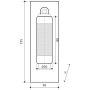 Kinkiet 1x3 W czarny W0430 MaxLight Core zdj.2