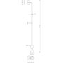 Kinkiet 1x8 W czarny W0447 MaxLight Bingo zdj.2
