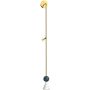 Kinkiet 1x8 W złoty W0448 MaxLight Bingo zdj.1