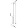 Kinkiet 1x6 W czarny W0458 MaxLight Kaprun zdj.2