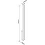 Kinkiet zewnętrzny 1x15 W czarny W0460 MaxLight Moena zdj.2