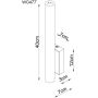 Kinkiet 1x6 W czarny W0477 MaxLight Loft zdj.2