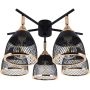 Lampa podsufitowa 5x40 W czarna-złota 04976 Strühm Loras zdj.1