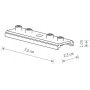 Łącznik x W srebrny 10171 Nowodvorski Lighting LVM Magnetic zdj.2
