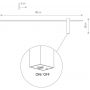 Kinkiet 1x11 W czarny 10311 Nowodvorski Lighting Motive zdj.2