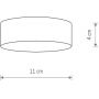 Plafon 1x15 W czarny 10415 Nowodvorski Lighting Lid zdj.2