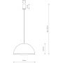 Lampa wisząca 1x12 W czarna 10694 Nowodvorski Lighting Hemisphere zdj.2