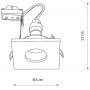 Lampa podsufitowa 1x15 W mosiądz 10712 Nowodvorski Lighting Bahia zdj.2