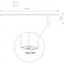 Kinkiet 1x11 W czarny 10852 Nowodvorski Lighting Motive zdj.2