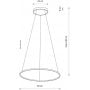 Lampa wisząca 1x21 W czarna 10862 Nowodvorski Lighting Circolo zdj.2