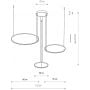 Lampa wisząca x45 W 11398 Nowodvorski Lighting Circolo Led zdj.2