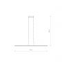 Lampa wisząca 1x32 W biała 11581 Nowodvorski Lighting Bar Led zdj.2