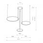 Lampa wisząca 1x45 W biała 11602 Nowodvorski Lighting Circolo zdj.2