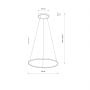 Lampa wisząca 1x21 W biała 11604 Nowodvorski Lighting Circolo Led zdj.2