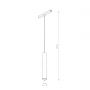 Lampa do szynoprzewodów 1x9 W biały 11640 Nowodvorski Lighting LVM zdj.2