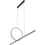 Lampa wisząca 2x39 W biała-czarna 11879 Nowodvorski Lighting Lineo zdj.4
