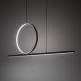 Lampa wisząca 2x39 W biała-czarna 11879 Nowodvorski Lighting Lineo zdj.5