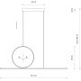 Lampa wisząca 2x39 W biała 11885 Nowodvorski Lighting Lineo zdj.2