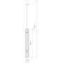 Lampa wisząca 1x10 W grafitowa 12195 Nowodvorski Lighting Singles zdj.2