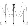 Lampa wisząca 5x25 W czarna 6788 Nowodvorski Lighting Spider zdj.1