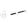 Element montażowy x W czarny 7320 Nowodvorski Lighting Cameleon Mounting C zdj.2