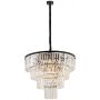 Lampa wisząca x25 W czarna-przezroczysta 7614 Nowodvorski Lighting Cristal zdj.3