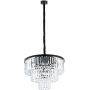 Lampa wisząca x25 W czarna-przezroczysta 7616 Nowodvorski Lighting Cristal zdj.1