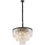 Lampa wisząca x25 W czarna-przezroczysta 7616 Nowodvorski Lighting Cristal zdj.3