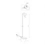 Lampa stojąca 1x10 W biała 7704 Nowodvorski Lighting Mono zdj.2